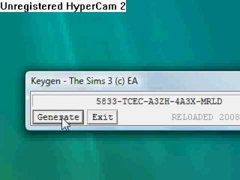 sims 3 serial key